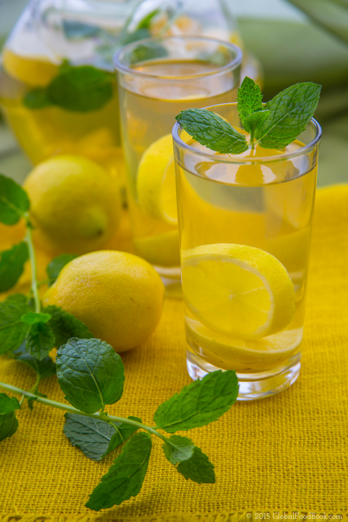 LEMON AND MINT DETOX WATER