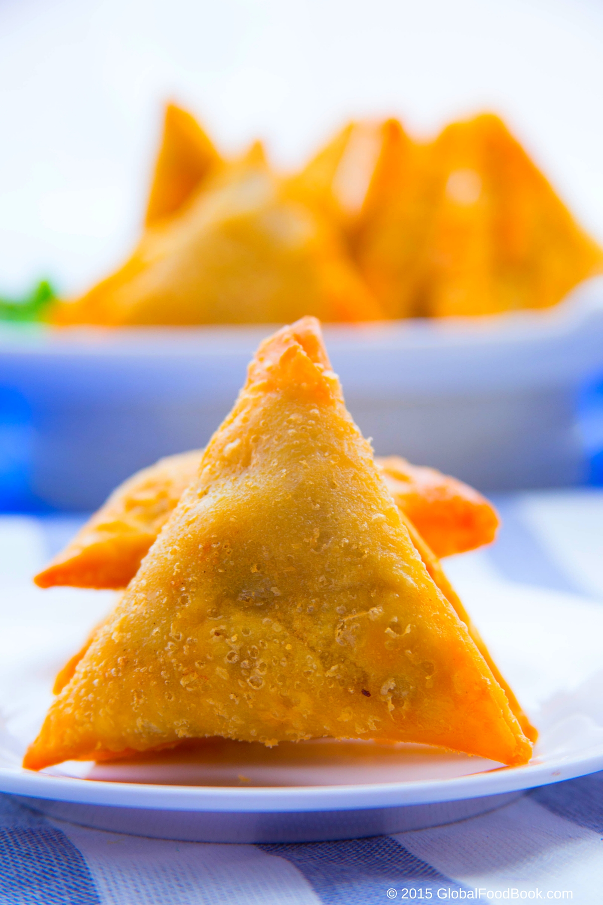 CHICKEN AND LAMB SAMOSA CHICKEN AND LAMB SAMOSA